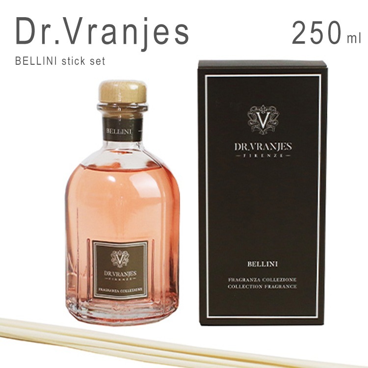 ドットールヴラニエス ドットールヴラニエス フレグランス リードディフューザー スティック ベリーニ スティック付き Dr. Vranjes Collection 250ml BELLINI