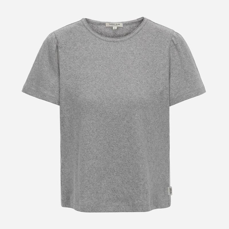 [レディース]ハート柄スカッシュ半袖Tシャツ(T264MTS252W)