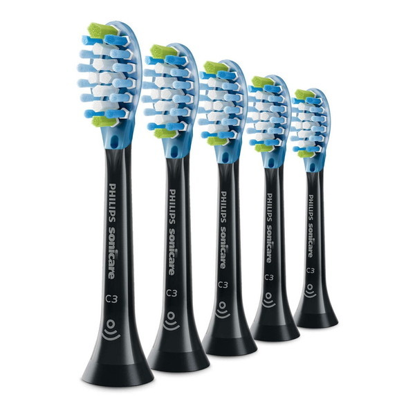 HX9045/96 ブラック ソニッケアー プレミアムクリーンブラシヘッド レギュラー [電動歯ブラシ用替えブラシ5本]