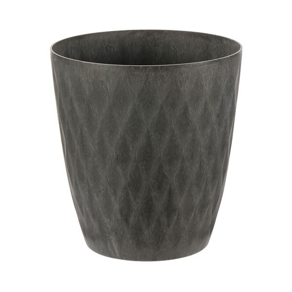 リッチェル ラピス ポットカバー 7号鉢対応 ダークグレー 1箱（12個）