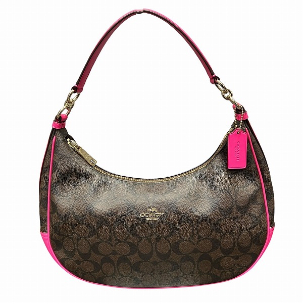 コーチ シグネチャー F23856 バッグ ハンドバッグ ショルダーバッグ レディース 【中古】