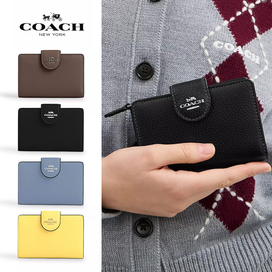 財布 二つ折り財布 ミディアム コーナー ジップ ウォレット CBO41 レディース メンズ