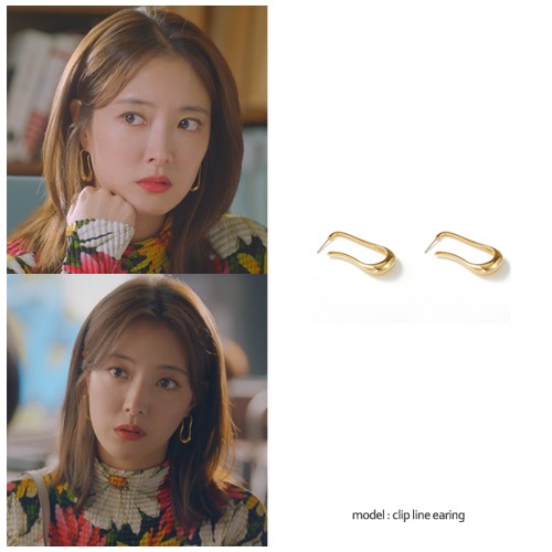 theRoves clip line earring Lee Se-young Kim Seo-hyung Chaeyoung Jeong Eu-Gene