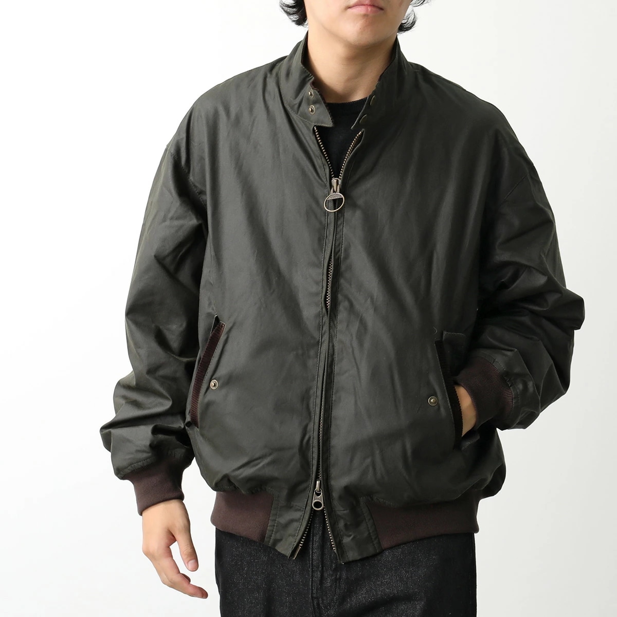 Barbour × Baracuta バブアー バラクータ ワックスジャケット MWX2327 メンズ G9 ハリントンジャケット ブルゾン オーセンティックフィット OL99