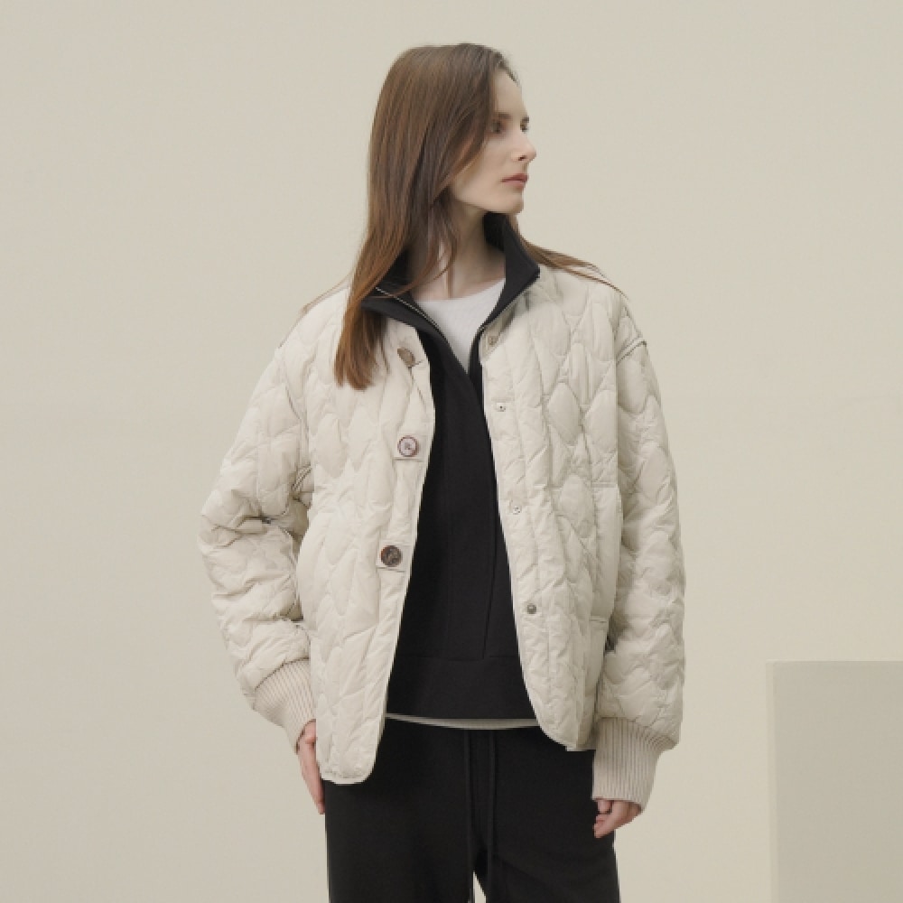 ACUD キルトダウンジャケット_L. グレー