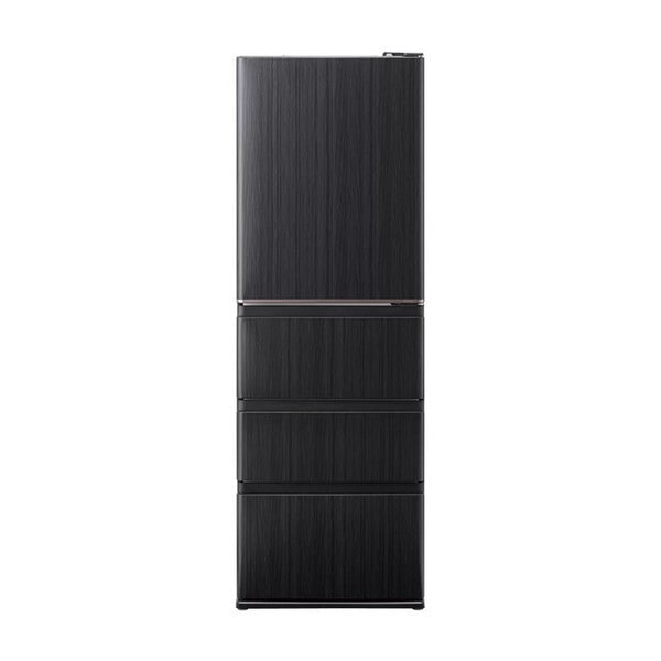 AQR-V43A-K ウッドブラック 冷蔵庫 (433L・右開き)