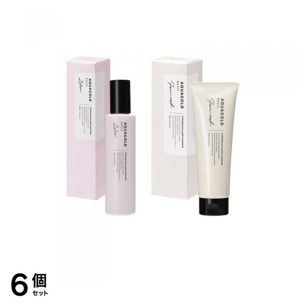 ファイテン アクアゴールド ローションｂ 200mL &フェイスウォッシュb 120g 6個セット