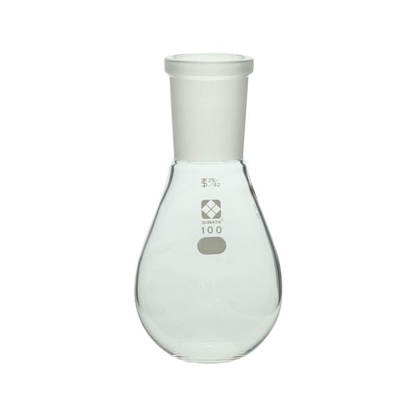 共通摺合平底なす形フラスコ 100mL (005400-29100)