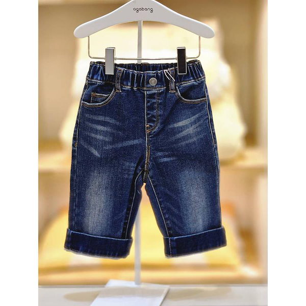 [大田店] モア 裏起毛 デニムパンツ 01r732052