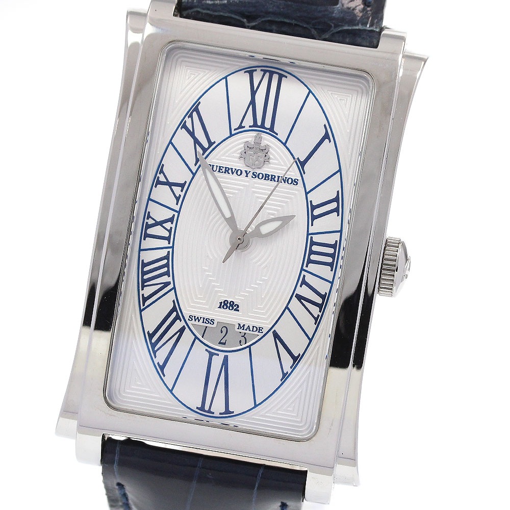 クエルボ・イ・ソブリノス CUERVO Y SOBRINOS A1012 ハバナ プロミネンテ 自動巻き メンズ 美品 _869418【中古】