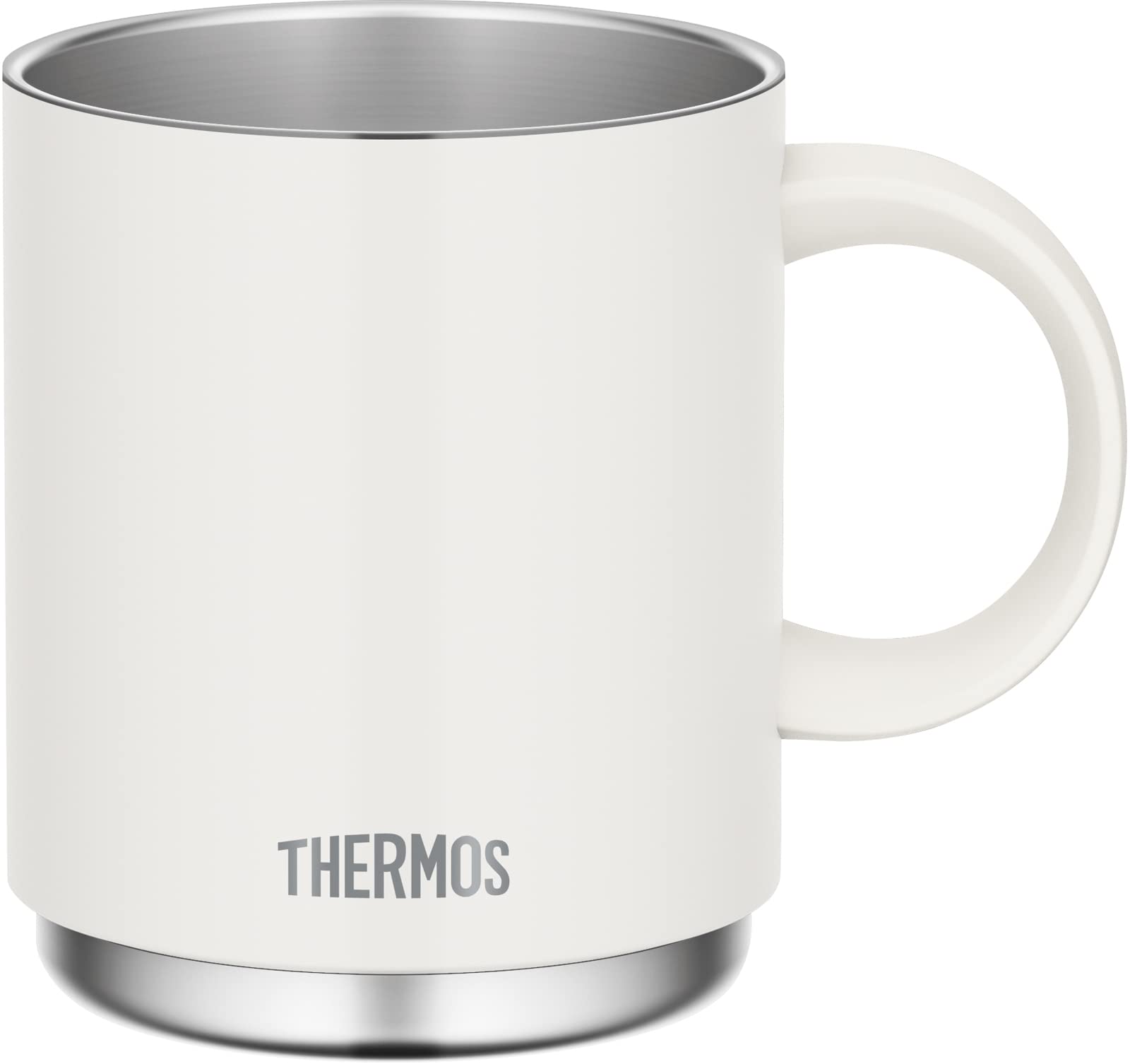【食洗機対応モデル】サーモス 真空断熱マグカップ 450ml ホワイト JDS-450 WH