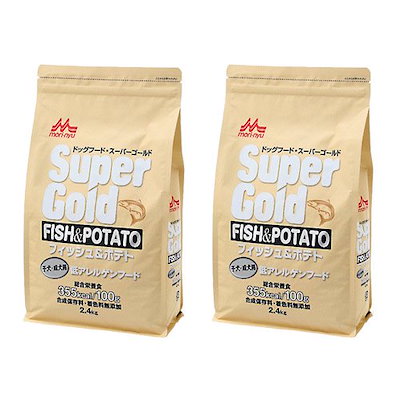 ドッグフード　森乳　スーパーゴールド　フィッシュ＆ポテト　子犬・成犬用　２．４ｋｇX２　ＣＲＣ45―05―42―20―10