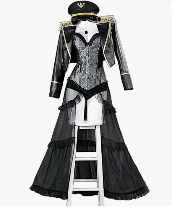 その着せ替え人形は恋をする 着せ恋 二階堂 ネオン/ブラックロベリア 手袋付きコスプレ衣装コスチューム