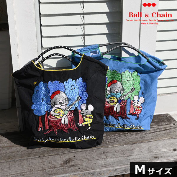 【即納】 Ball＆Chain ボールアンドチェーン 正規品 B.Rabbit Guitar Mサイズ バッグ エコバッグ トートバッグ 刺繍 ギフト hideaki mihara 5,264円