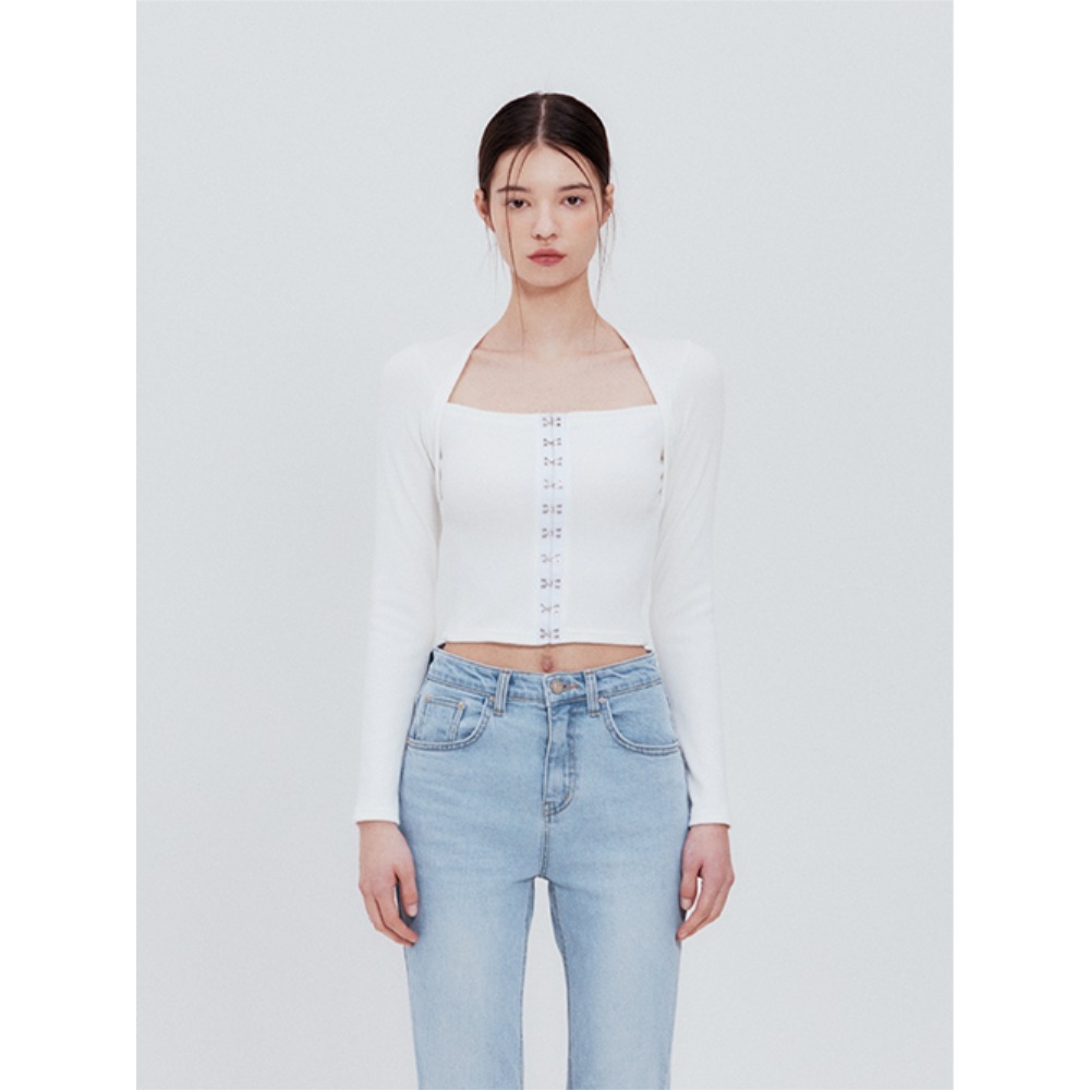 Not your rose Hook Square Top White NRTS0F001WH