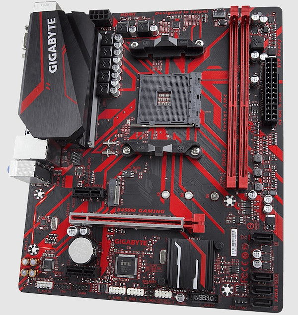 GIGABYTE B450M Gaming AMD B450 AM4 DDR4-3200 64GB M.2 SATA Gigabit LAN HDMI DVI-D Motherboard