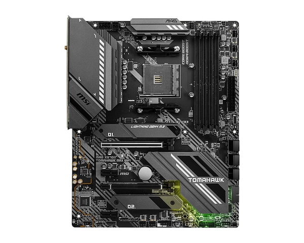 MSI MAG X570S TOMAHAWK MAX Wi-FI X570 AM4 DDR4 PCIe 4.0 Wi-FI 6E Motherboard