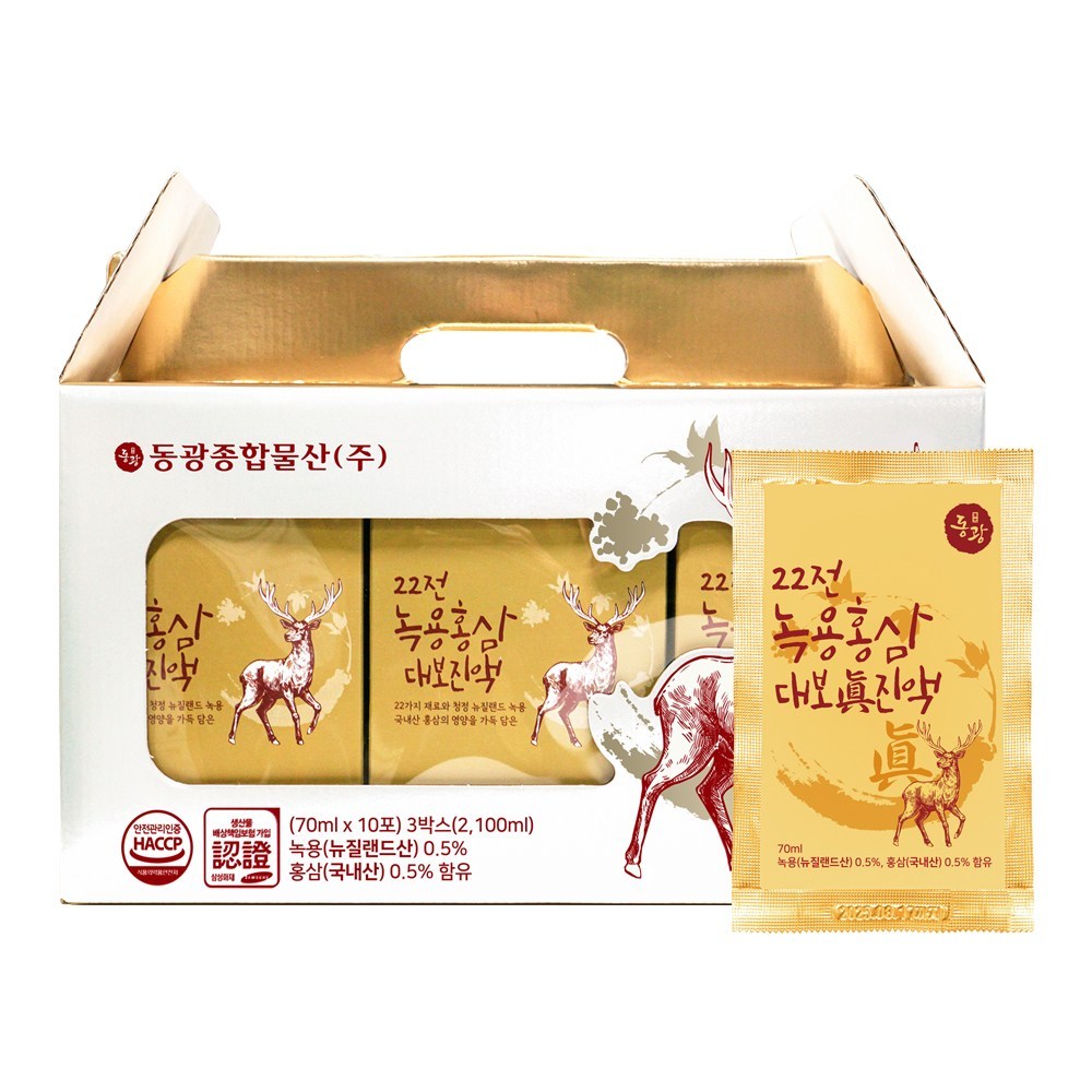 [東光ハンバンモール]ノクヨン紅参大保進液1個30包（70mlx3...2100ml1個）