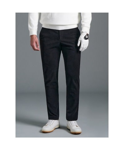 BEANPOLE ゴルフメンズコーデュロイスリムパンツ-ブラック