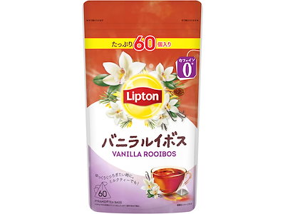 他サイト： 【Amazon.co.jp限定】 リプトン バニラルイボス ティーバッグ 60Pの商品画像