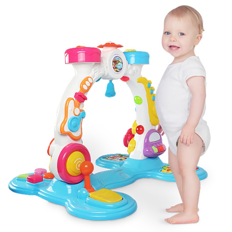 面白い楽しいフィットネスラックおもちゃ親子インタラクティブベイビーアーリーエデュケーションミニフィットネスラックおもちゃ