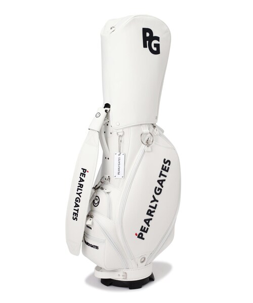 ゴルフ 「PEARLY GATES」マット合皮 キャディバッグ (46インチ対応) (UNISEX) レディース メンズ