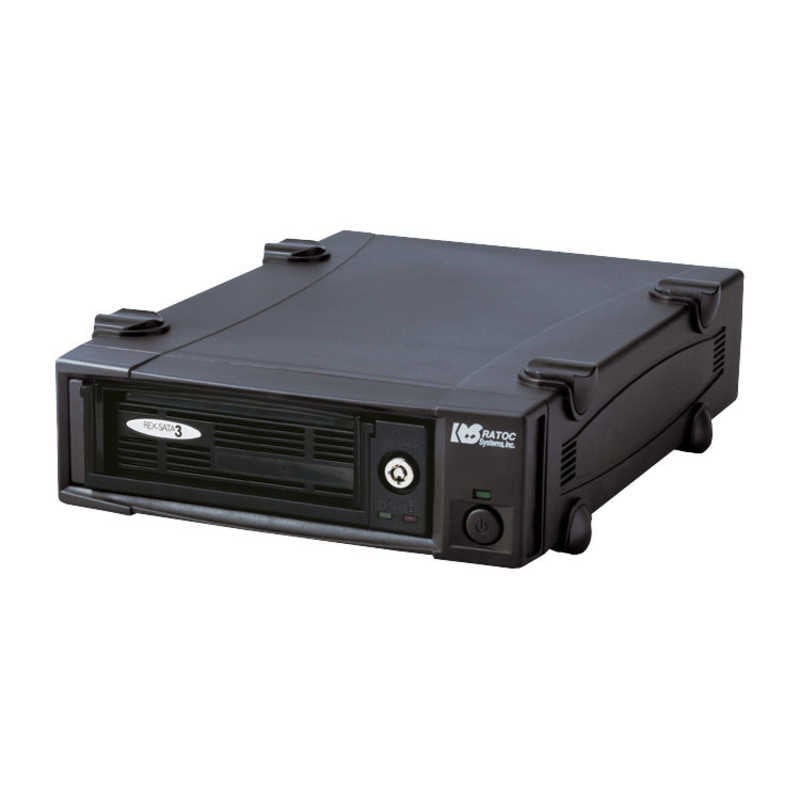 ラトックシステム　USB3.0／eSATA リムーバブルケース （外付け1ベイ） ［3.5インチ＆2.5インチ対応 ／SATA ／1台］　SA3DK1EU3Z