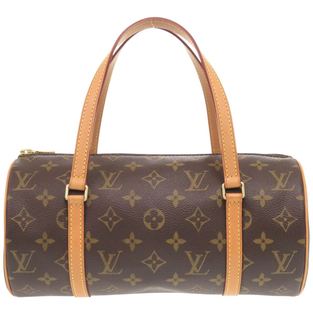 新品同様 パピヨン30 モノグラム M51385 ハンドバッグ モノグラムキャンバス ブラウン LV 1356【中古】 レディース
