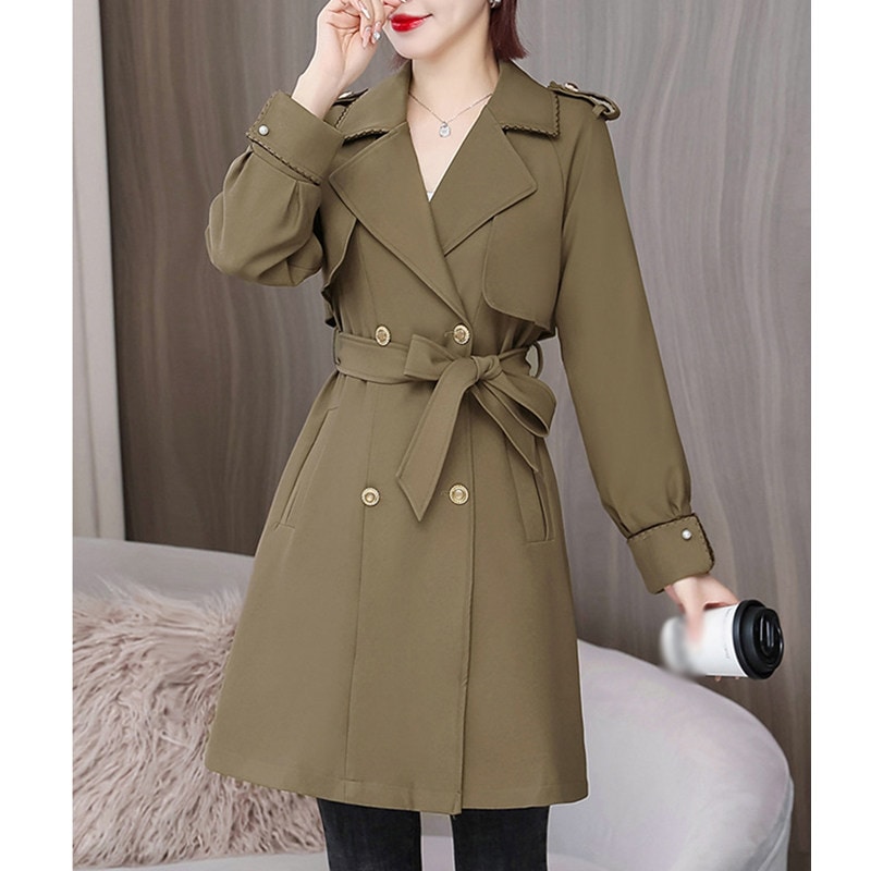 トレンチコート レディース 春 秋 冬 ロングコート カーディガン 羽織り スプリングコート トレンチ ジャケット 小さいサイズ 大きいサイズ 体型カバー カジュアル 上品 カジュアル 卒業式 通勤