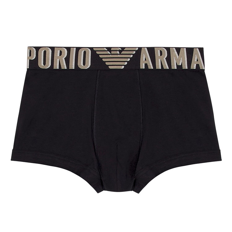 エンポリオアルマーニ:MEGALOGO ボクサーパンツ (ブラック)【AF10772-EM000231-UC001】