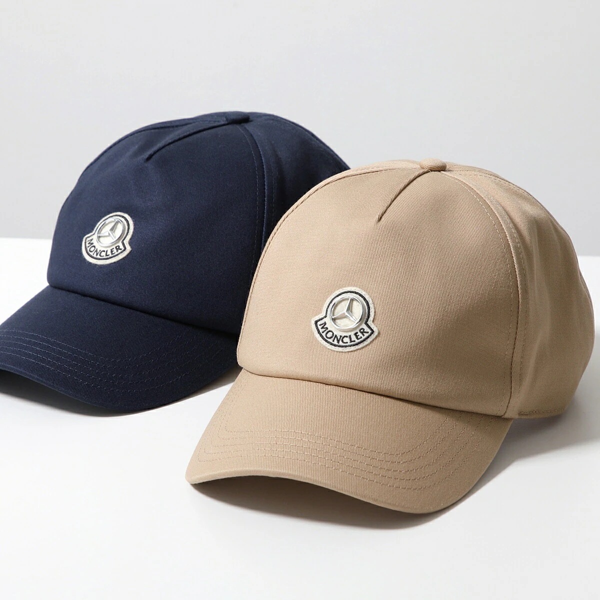 MONCLER x Mercedes-Benz by NIGO モンクレール メルセデスベンツ コラボ ベースボールキャップ 3B00008 04863 メンズ 刺繍ロゴ アイコンパッチ 帽子