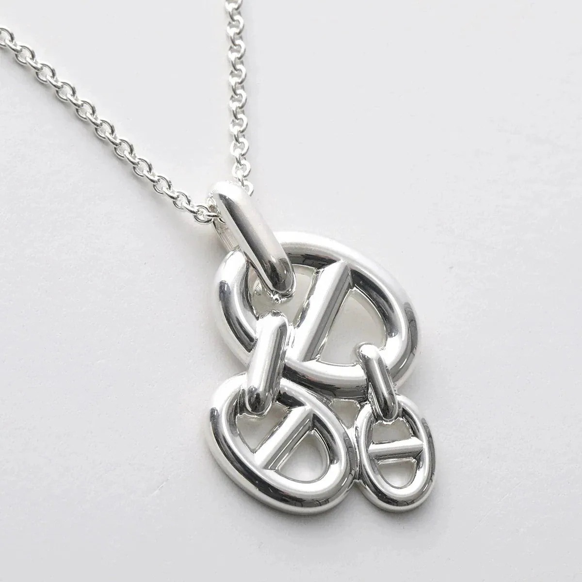 HERMES エルメス ネックレス シェーヌダンクル アンシェネ PM Chaine dAncre Enchainee H109503B ペンダント チェーン silver925 シルバー 106,082円