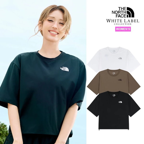 レディース アイスパルス 半袖Tシャツ NT7US32 クロップド丈 セミルーズフィット 裾ドローコード