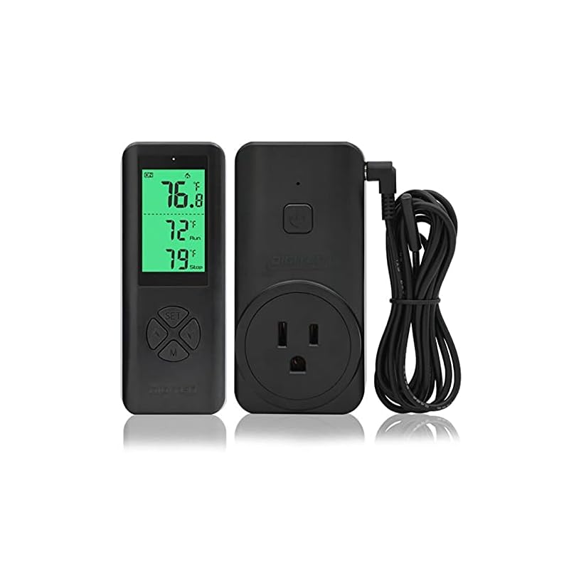 DIGITEN WTC200 サーモスタット温度コントローラー 爬虫類温度コントローラー 温室用サーモスタット 冷却モード 家庭用醸造インキュベーション用の加熱モード