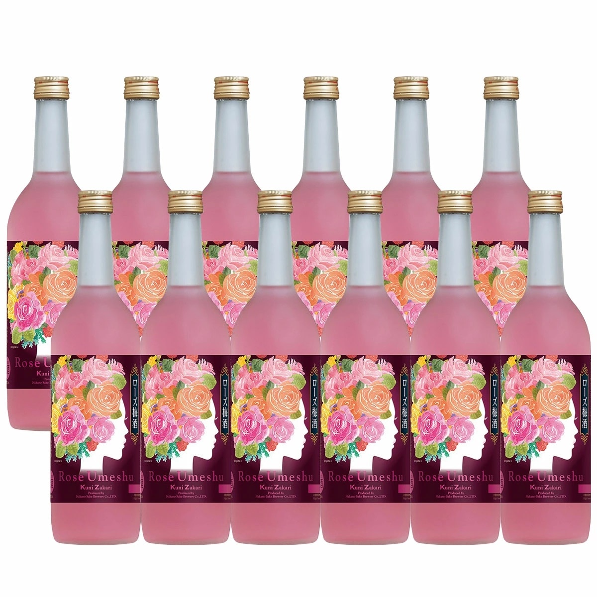 【送料無料】 國盛 ローズ梅酒 720ml 2ケース/12本