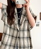 ベージュチェック