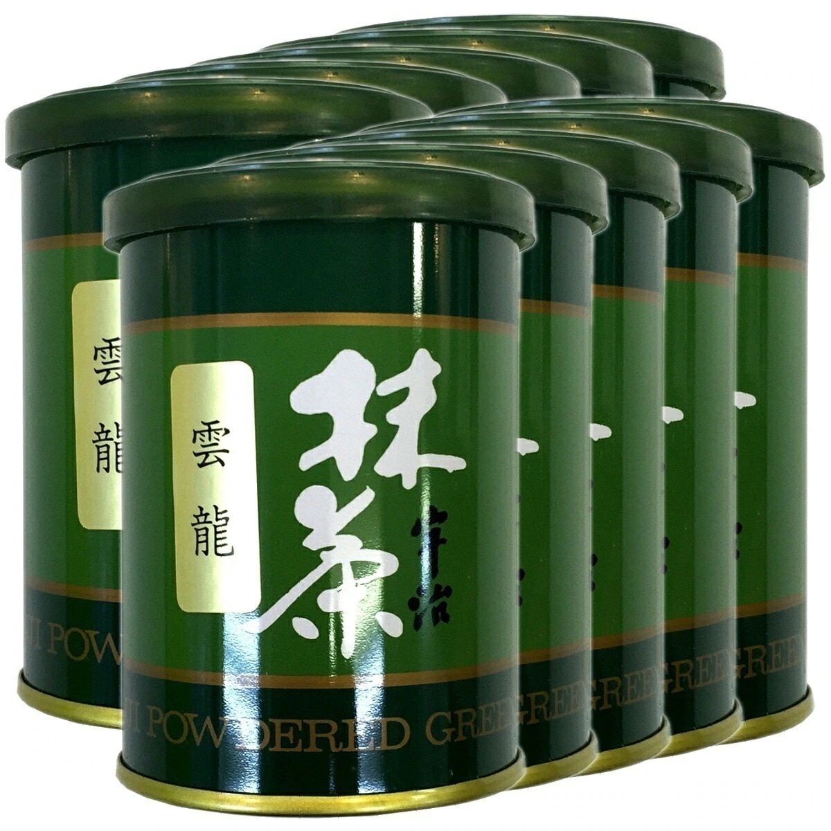 Matcha 高級宇治抹茶 抹茶 粉末 雲龍（雲竜） 40g10缶セット 京都宇治の粉末のお抹茶です！ 製菓用などにもご使用できます！ 抹茶 粉末 高級 国産 ギフト プレゼント ホワイトデー プチ 17,020円