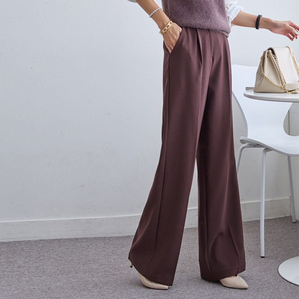 (ナク21) (S~2XL) 3タイプワンタックワイドスラックス DM43-P-31