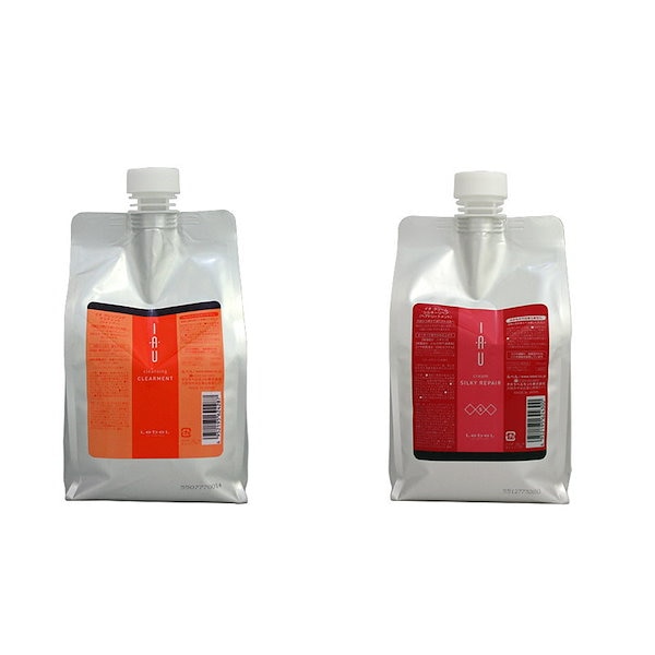 IAU [イオ] クレンジング クリアメント [1000ml]クリーム シルキーリペア [1000g]セット