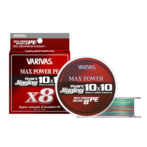 VARIVAS(バリバス) PEライン アバニ ジギング1010 マックスパワーPE X8 300m 3号 48lb 8本 10色 6,140円