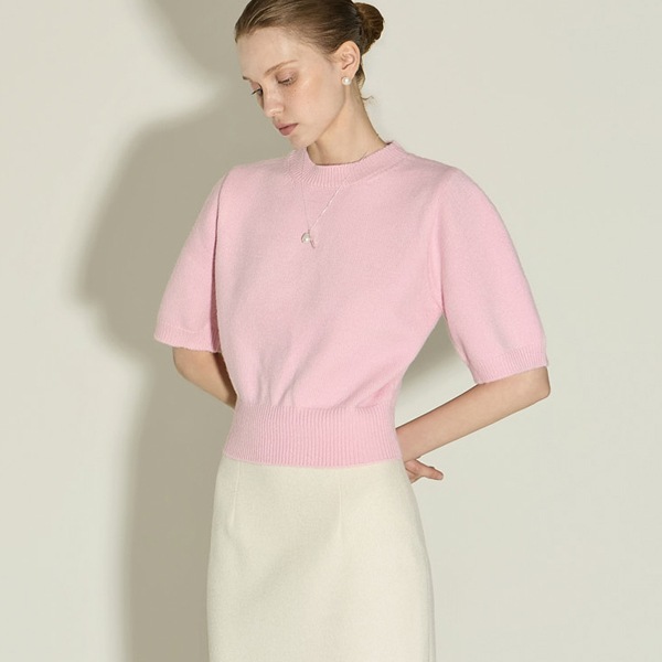 E4063 パフ ラウンド ニット