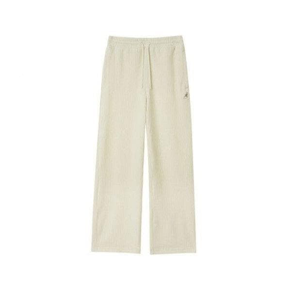 MパンツCQK KRFW-PT45660IV ウーマンズ コーデュロイ バンディング パンツ 4566 アイボリー