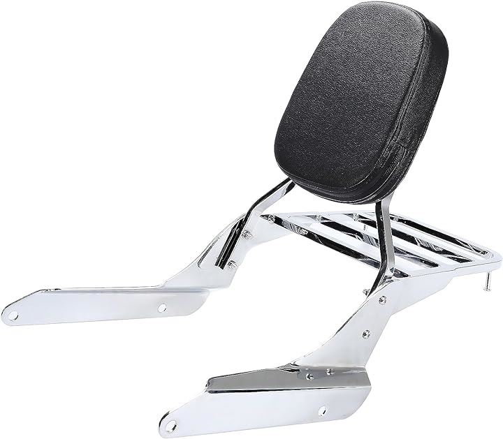 ホンダバイク用 マグナ シーシーバー メッセンジャー バックレスト HONDA用 VF750 1994-2003年 / VF250 1995-2006年 リアキャリア 付き 社外品