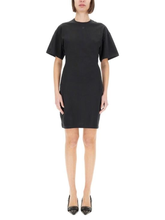 COURREGES Women Dresses 125JRO537 JS01079999 Black