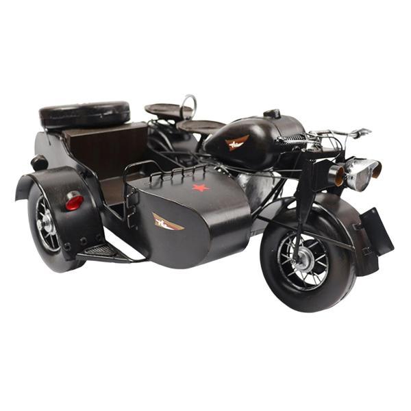 ミニチュアモデル三輪車オートバイモデルマイクロランドスケープデスクの装飾