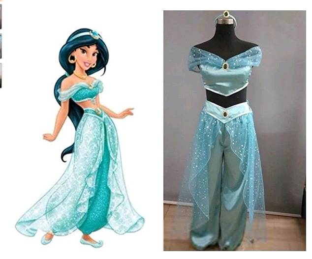 コスプレコスチュームコスチュームアラジンとマジックランプスタイルジャスミン（レディースSサイズ）