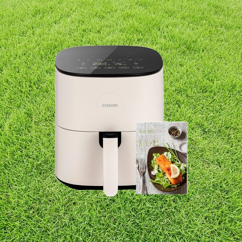COSORI コソリ ノンフライヤー 4.7L 大容量 家庭用 電気 エアフライヤー 最高温230℃ 揚げ物 ポテト 惣菜 日本語レシピ付き タイマー 自動電源オフ PSE認証済み アイボリー CAF
