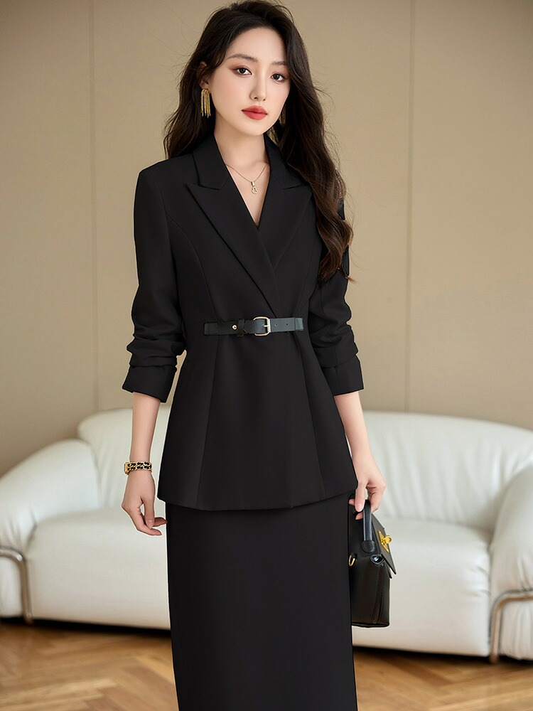 スーツ セットアップ 女 春秋 気質 洋風 おしゃれ 高級 クール ビジネス カジュアル いずみ