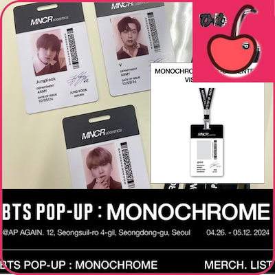 Qoo10] HYBE BTS monochrome pop-u