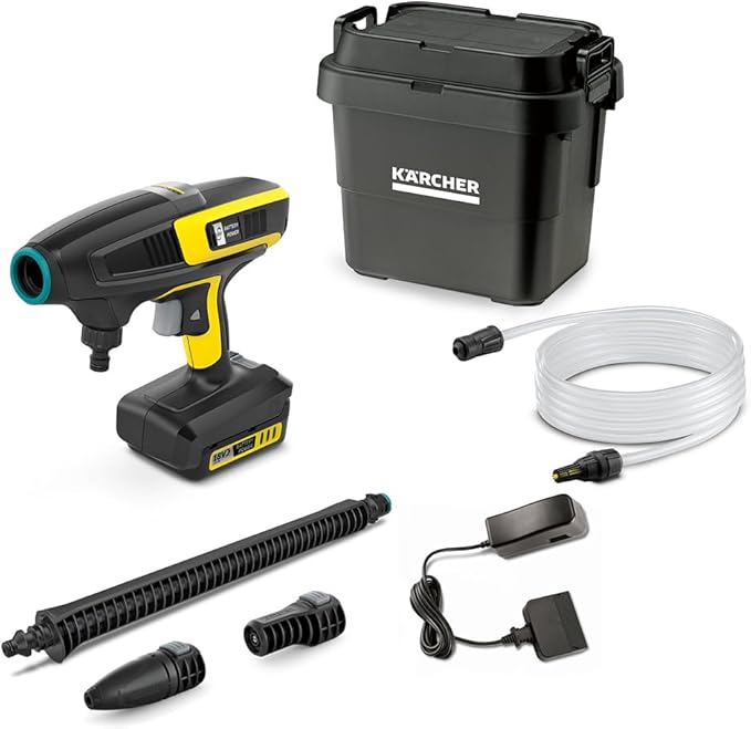 ケルヒャー(KARCHER) モバイル高圧洗浄機 KHB 6 バッテリーセット 自吸キット（ボックス付き）3.137-150.0